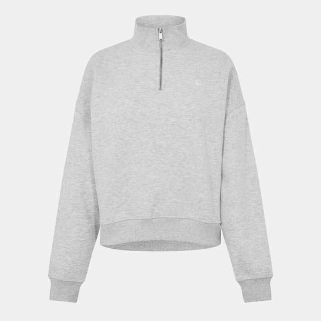Jack Wills Astbury quarter Zip Top - Grey Grey 14