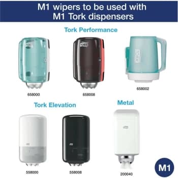 Wiping Paper, 1 Ply, Pack of 12 - Tork