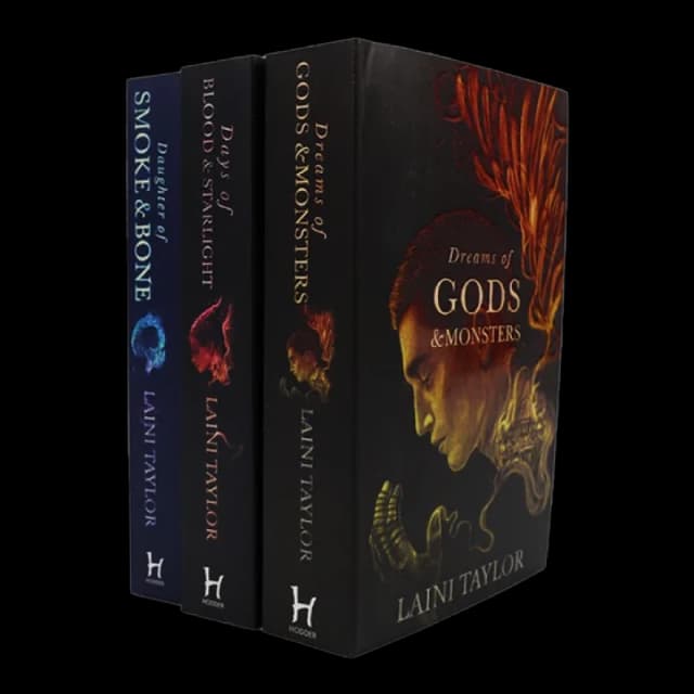 Laini Taylor 3 Books Collection Set (Daughter of Smoke and Bone, Days of Blood and Starlight & Dreams of Gods and Monsters) Laini Taylor Books