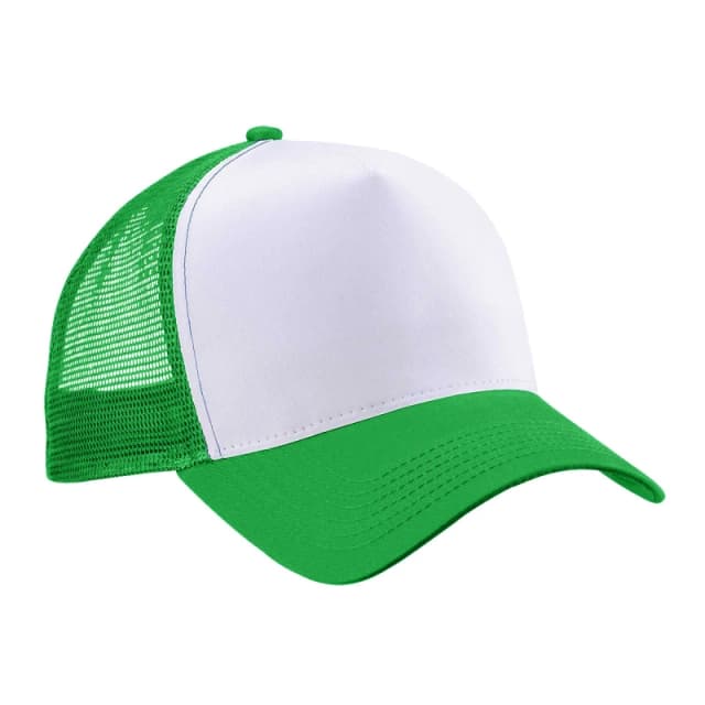 Beechfield Beechfield Men Snapback Trucker Cap in Green Green One Size Male 5063425297801