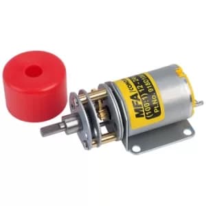 MFA 918D100112/1 Gearbox Motor 100:1 4mm Shaft 12-24V