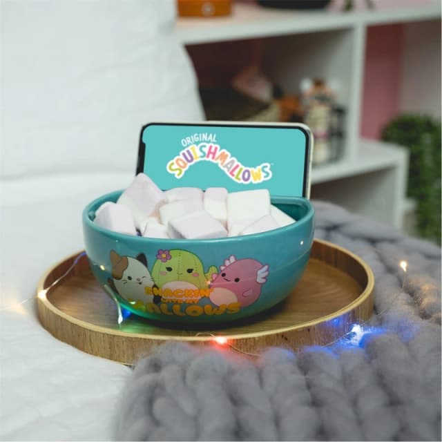 Squishmallows Stream n Snack Bowl, Blue 350117
