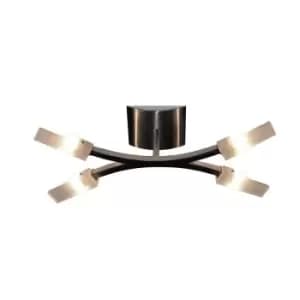 (0037 004) Arco Ceiling 4 Light G9, Satin Nickel