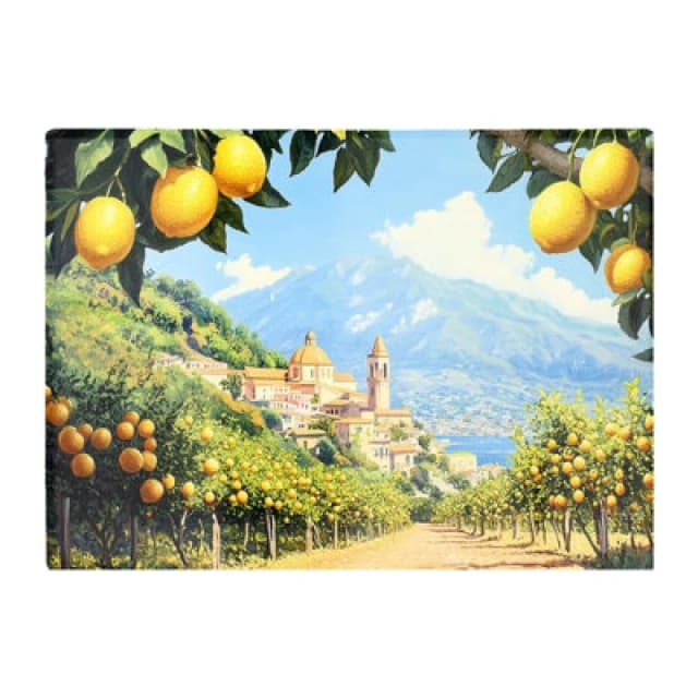 Warren Reed Designer Walking Through Lemons In Sorrento Chopping Board