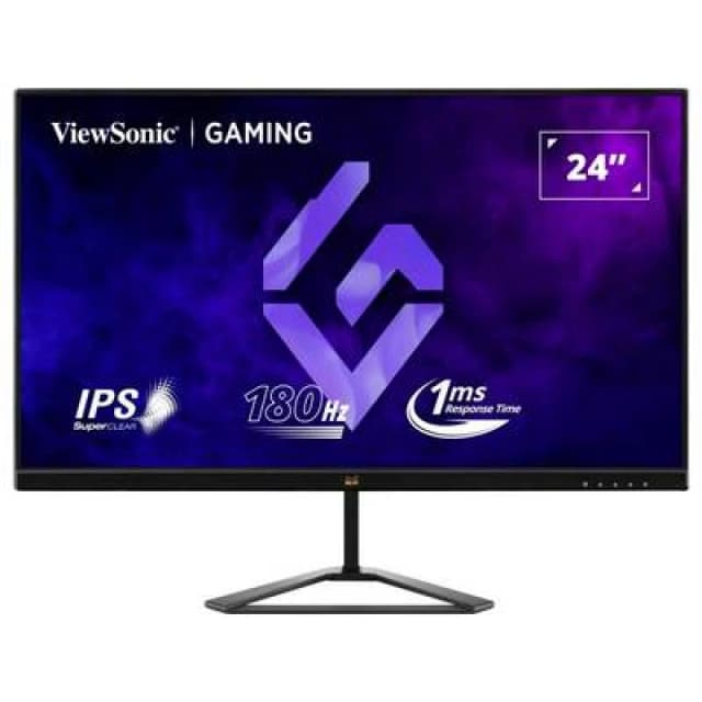 Viewsonic Viewsonic VX2479J-HD-PRO Gaming screen EEC E (A - G) 60.5cm (23.8 inch) 1920 x 1080 p 16:9 1 ms HDMI , DisplayPort, Audio line out IPS LED