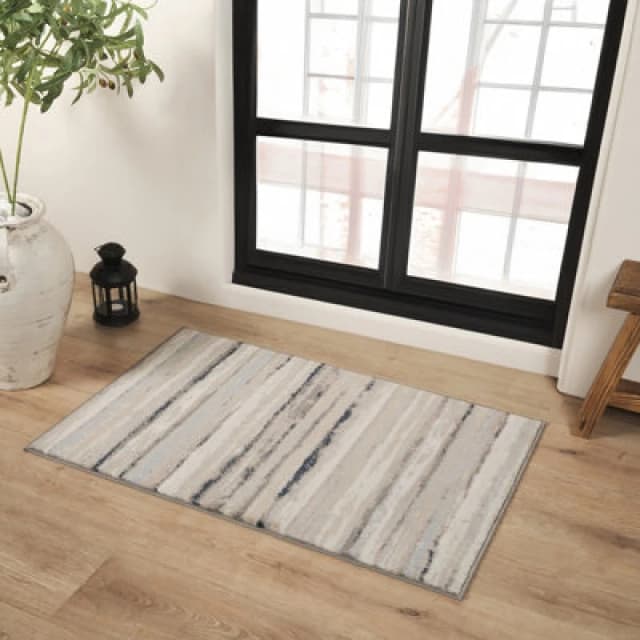 Livabliss Scandi Modern Brown Pandora Area Rug 60 X 90 Cm - Easy Care, Non Shedding, Ideal For Living Room & Bedroom