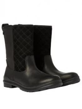 Joules Waterproof Leather Boots - Black, Size 3, Women