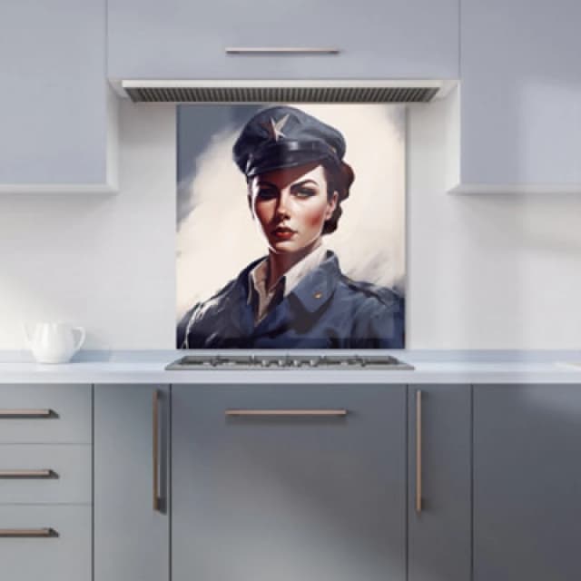 Warren Reed - Designer A Mesmerizing Watercolor Artwork Featuring A Graceful Witch Tea Towel in Orange Orange Unisex