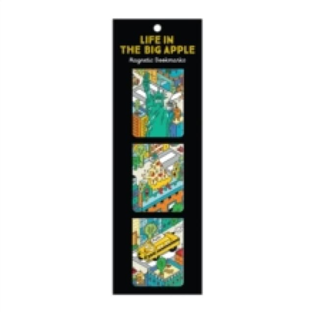 Life In The Big Apple Magnetic Bookmarks. Bookmark. By Galison Books
