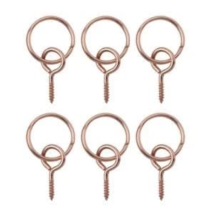 BQ Copper Effect Picture Hook Pack of 6