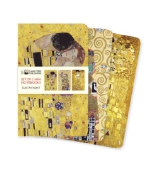 Gustav Klimt Set of 3 Mini Notebooks Notebook / blank book