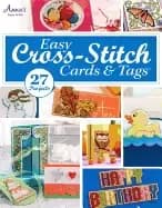 easy cross stitch cards and tags