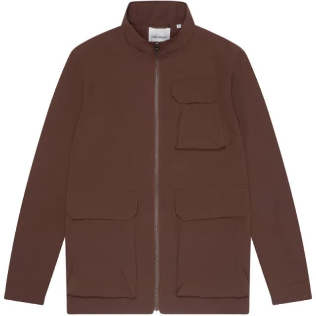 Lyle and Scott Mens Crew Neck Jumper Rubber Red male S