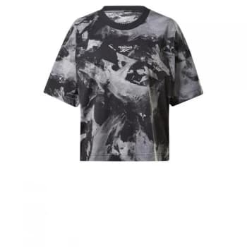 Reebok AOP Tie Dye Tee - Black