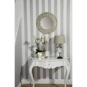 Arthouse Glitterati Stripe Platinum Wallpaper