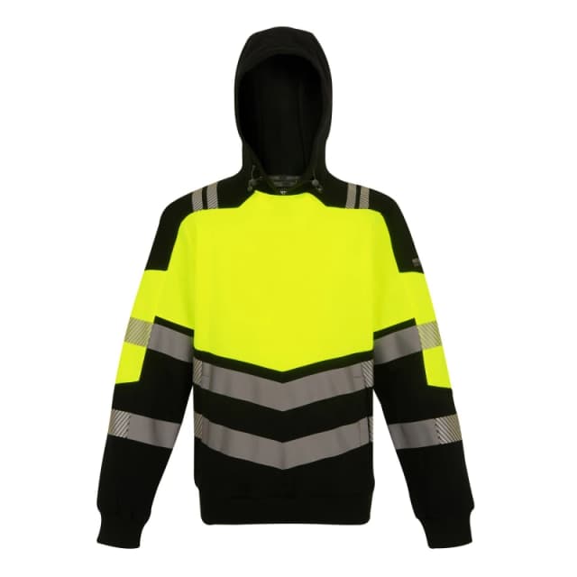 Regatta Regatta Men Hi-Vis X-PRO Overhead Hoodie in Yellow Size: Small Yellow S Male 5063019886220