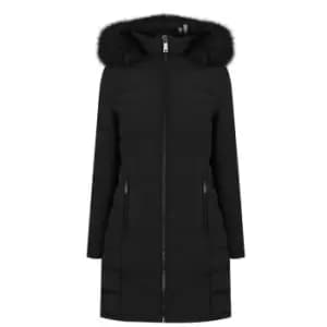 Calvin Klein Stretch Puffer Coat - Black