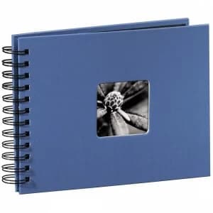 Hama Fine Art Spiral Bound Album 24 x 17cm 50 Black pages Azure
