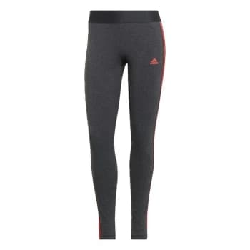 adidas LOUNGEWEAR Essentials 3-Stripes Leggings Womens - Dark Grey Heather / Semi Turbo