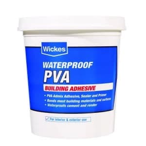 Wickes Waterproof PVA Building Adhesive - 1L