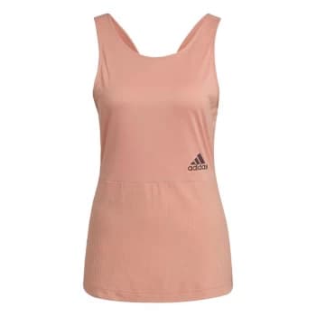adidas AEROREADY You for You Rib Tank Top Womens - Ambient Blush