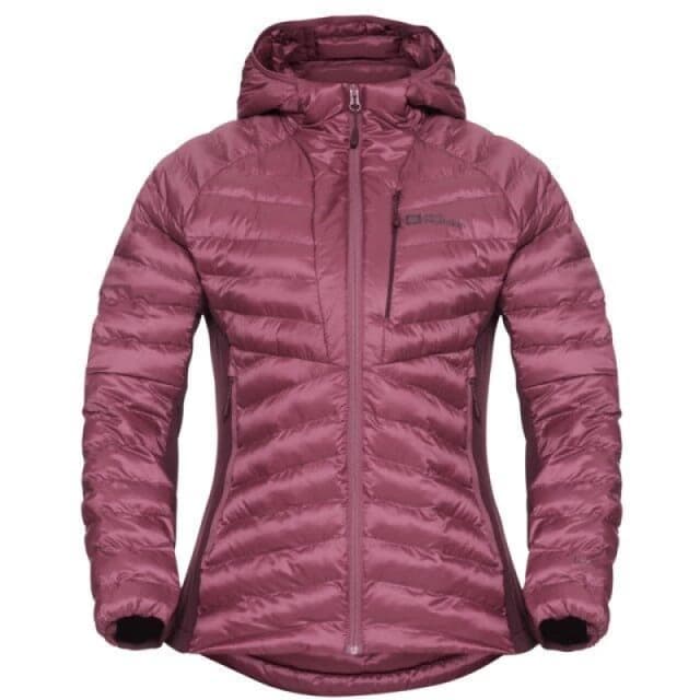 Jack Wolfskin Womens Routeburn Down Jacket Raisin female 10 (S)