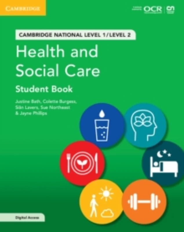 Jayne Phillips Cambridge National in Health and Social Care Student Book with Digital Access (2 Years) Book Multi unisex