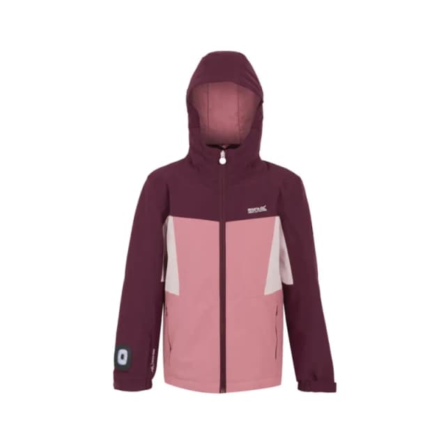 Waterproof jacket for children Regatta Beamz Rose Unisex 13 ans