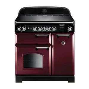 Rangemaster CLA90EICYC 116960 CLASSIC 90cm Induction Range Cooker CranberryChrome