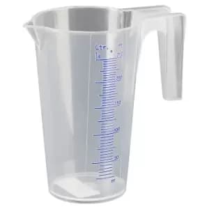 PRESSOL Transparent measuring cup, 0.25 l, pack of 12, PP, with scale