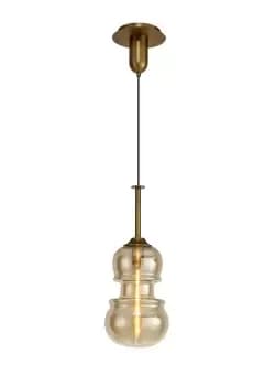 Sonata Ceiling Pendant 22cm Round, 1 x E27, Bronze