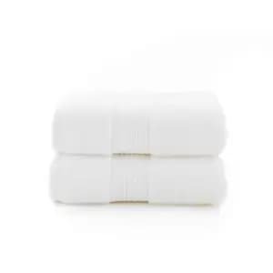 Deyongs Bliss Pima 2 Pack Hand Towel - White