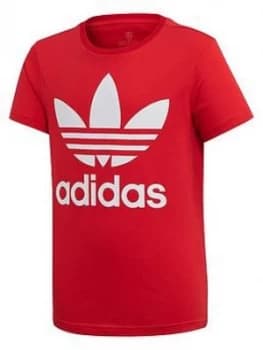 Adidas Originals ChildrenS Trefoil T-Shirt - Red