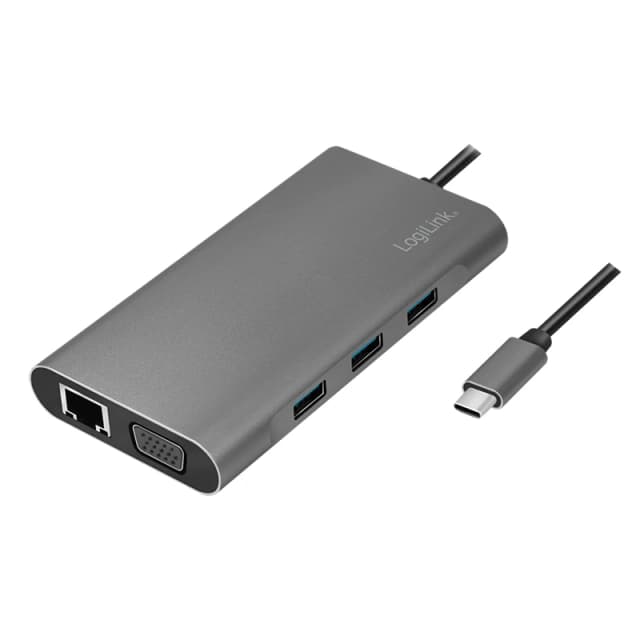 LogiLink UA0383 laptop dock/port replicator Wired USB 3.2 Gen 1 (3.1 G