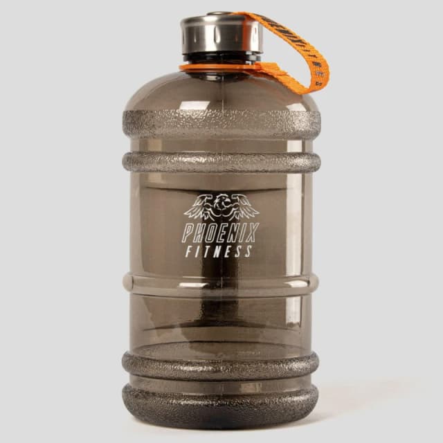 Phoenix Fitness Water Bottle 2 Litre or 1 Litre Grey unisex 2.2L