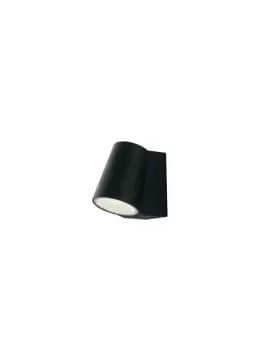 Sintesi Outdoor Integrated LED Aluminum Downlight, Black, IP44, 4000K