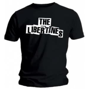 The Libertines Logo Mens Black T Shirt: X Large