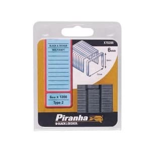Black & Decker X70214 Flat Wire Staples 14mm Pack 1200