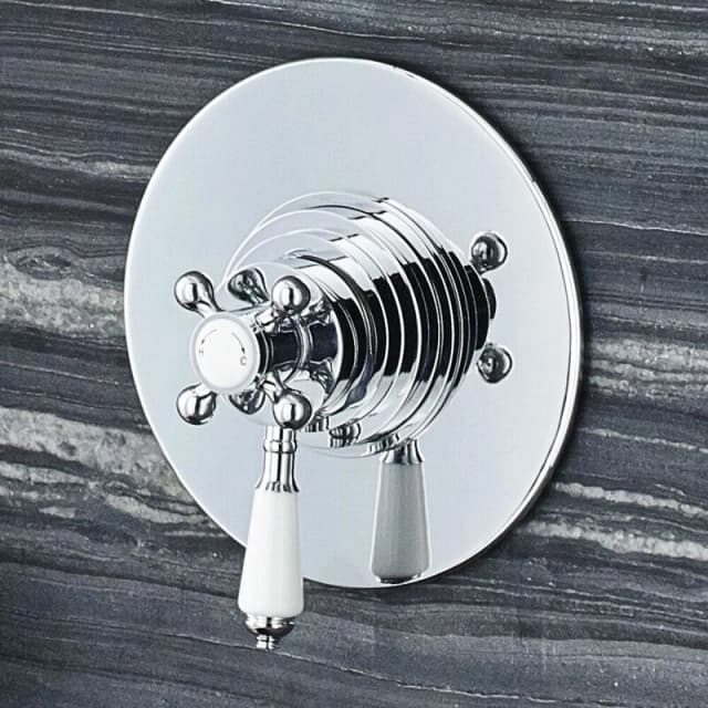 NUIE Nuie - Victorian Concealed Dual Handle Shower Valve - Chrome A3092C