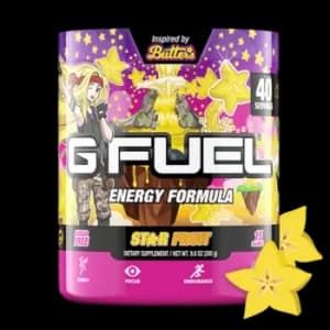 G Fuel Star Fruit Tub (40 Servings) Elite Energy and Endurance Formula