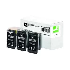 Q-Connect Remanufactured Ink For Canon PG545BK Black CI828601BES222R