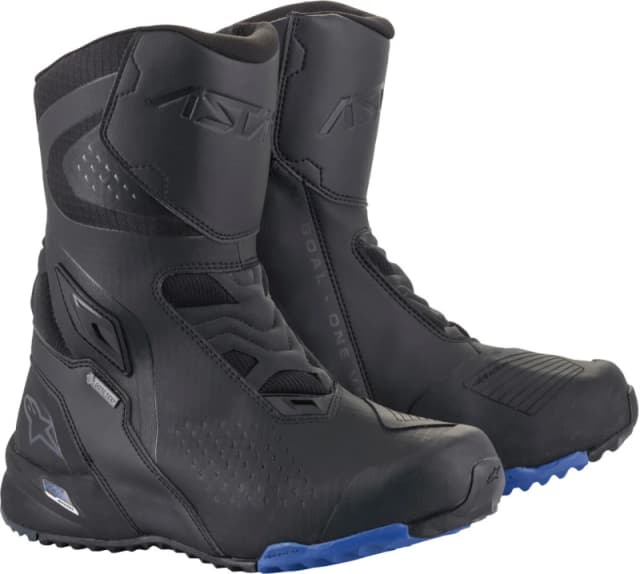 Alpinestars RT-8 Gore-Tex Motorcycle Boot, black-blue, Size 41 for Men