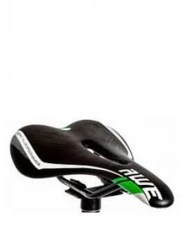 Awe Mens Racing Saddle Chromo Rails, Green/Black, Men