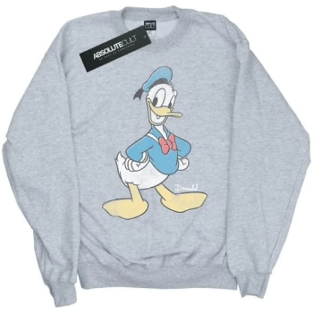 Disney Donald Duck Classic Donald Sweatshirt Grey male