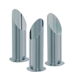 1 Light Table Lamp Uplighter Satin Silver (Sold Individually), GU10