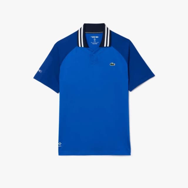Lacoste Tennis x Daniil Medvedev Slim-Fit Polo Shirt Blue male XS