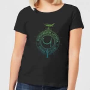 Harry Potter Wingardium Leviosa Womens T-Shirt - Black