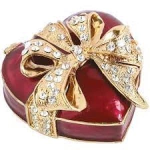 Craycombe Trinkets Heart Xmas Box