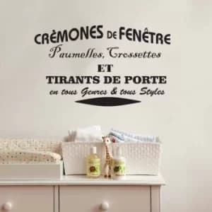 YS2-04 Black Decorative Wall Sticker