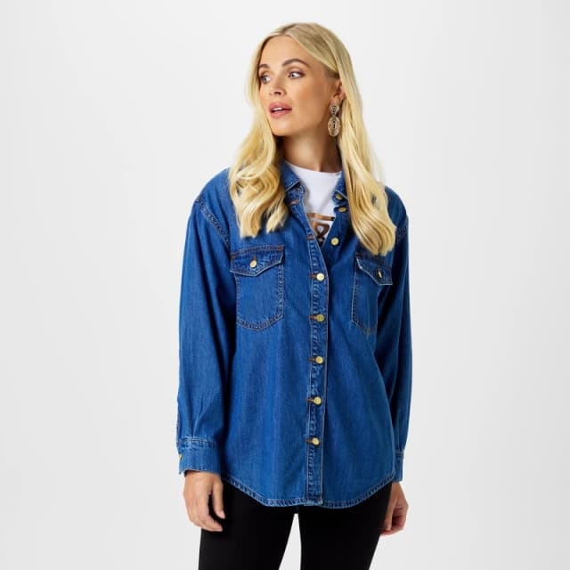 Biba Biba Denim Shirt - Blue Blue 8